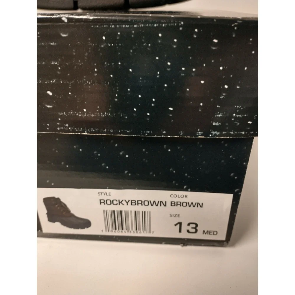 Totes Waterproof‎ Snow Boots Style Rockybrown Rated -10 New Mens 13